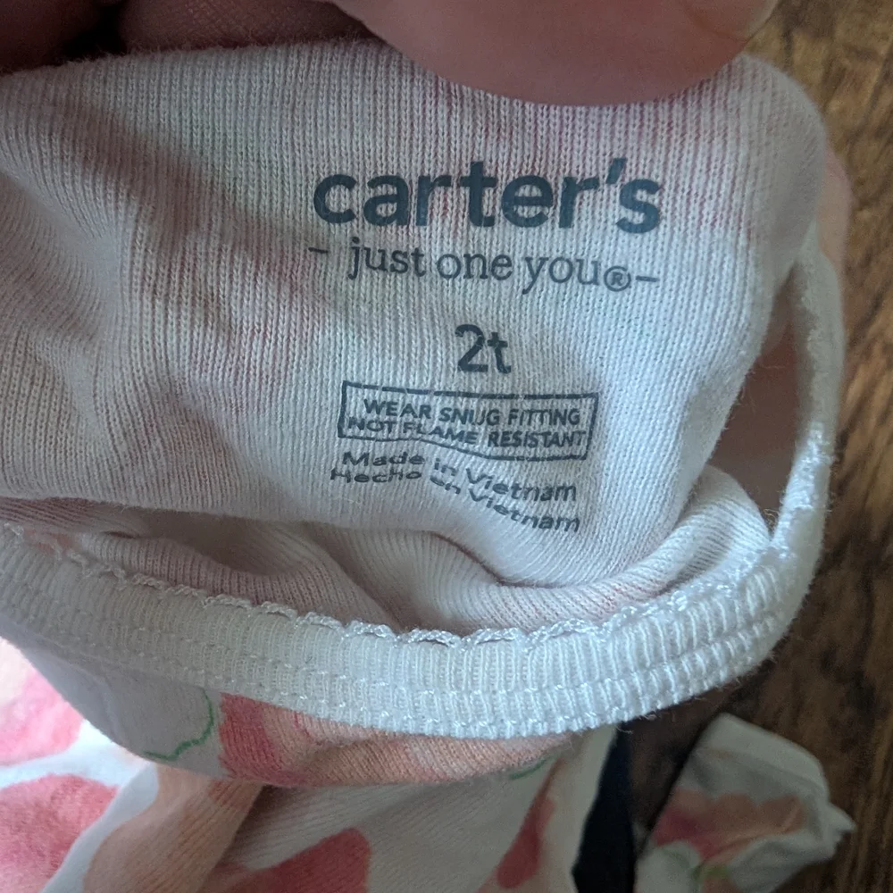 💥3/$24 Lot Of‎ 3 Size 2T Carter's And TCP Kids Pajama Sets